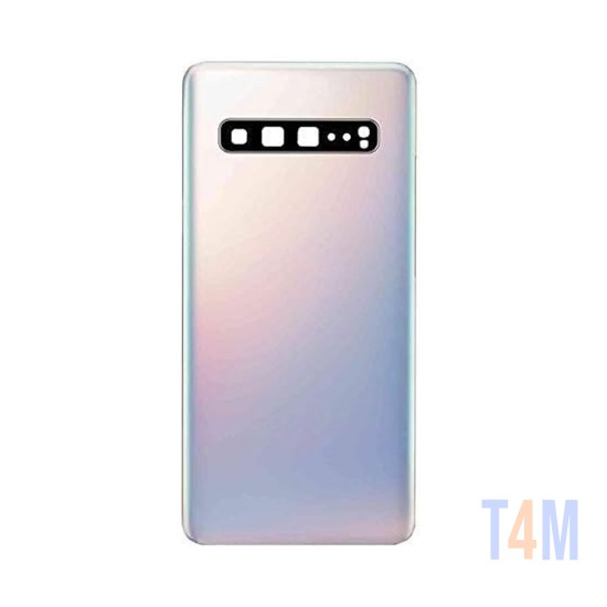 Back Cover+Camera Lens Samsung Galaxy S10 5G/G977 Crown Silver